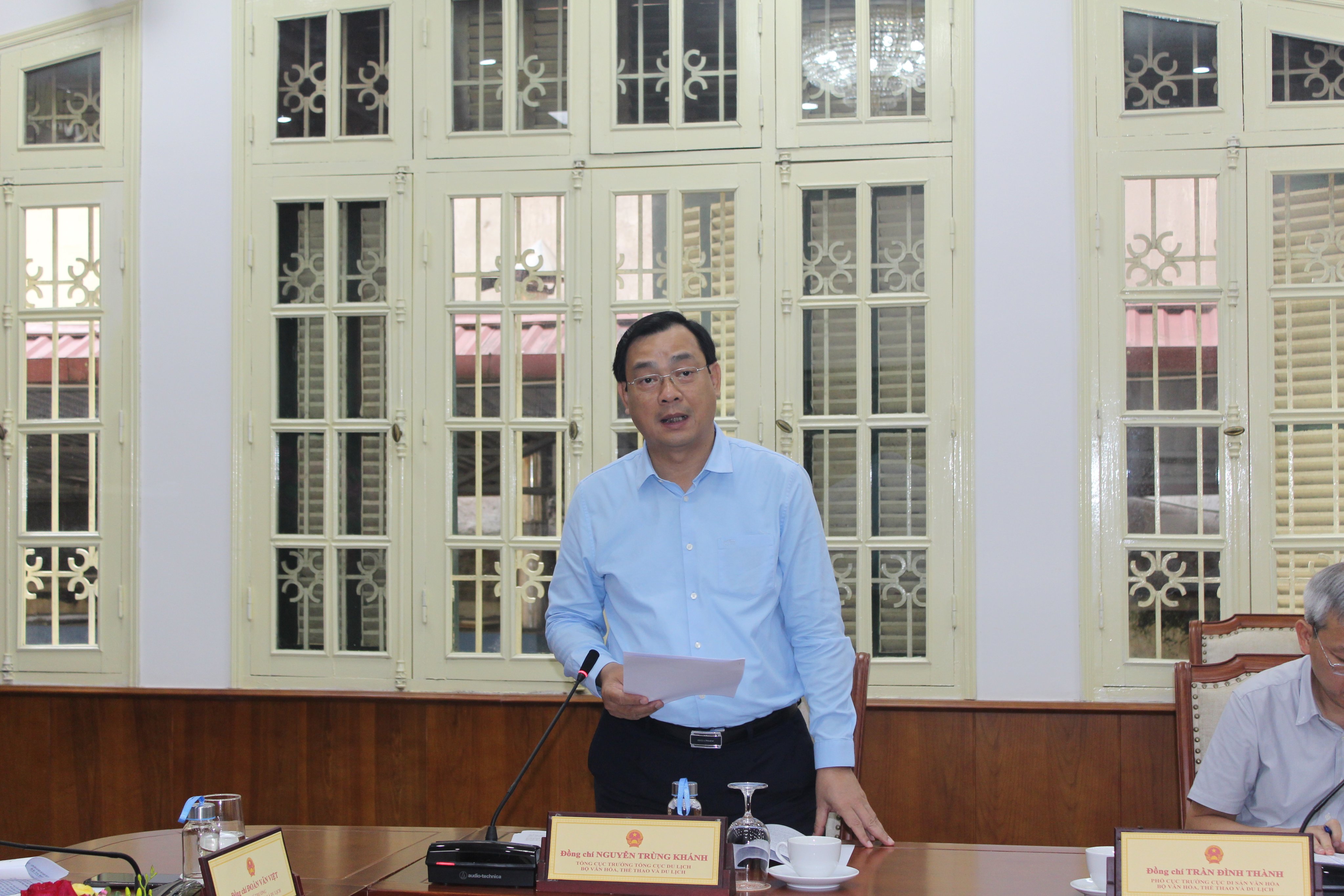 Tổng cục trưởng Tổng cục Du lịch Nguyễn Trùng Khánh nhận định Ninh Thuận đã có sự tăng trưởng mạnh mẽ về khách du lịch nội địa